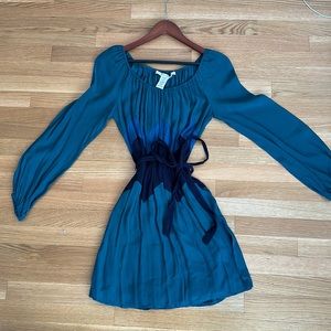 Max Studio emerald / cool color palette dress
